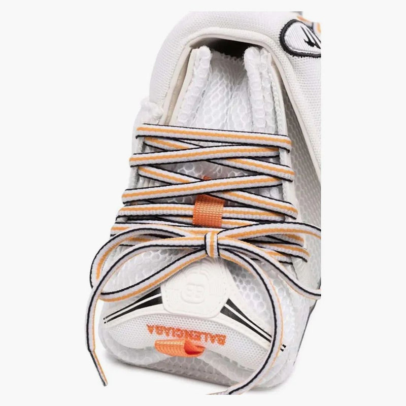 Balenciaga sneakerhead top handle small white/orange