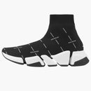 Balenciaga Speed ​​2.0 Black White Logo (Women's)