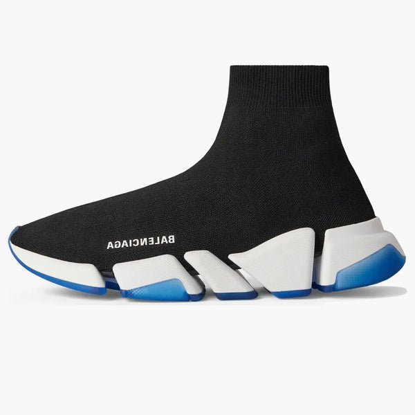Rychlost Balenciaga 2.0 Čistá podešve černá bílá modrá