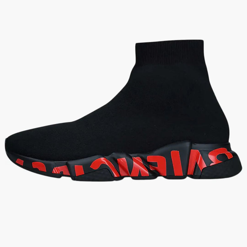 Balenciaga Speed ​​2.0 Graffiti Black Red