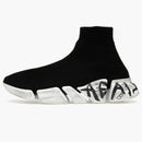 Balenciaga Speed 2.0 Graffiti Recycled Knit Black (women's)