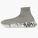 Balenciaga Speed ​​2.0 Graffiti Recycled Knit Gray White