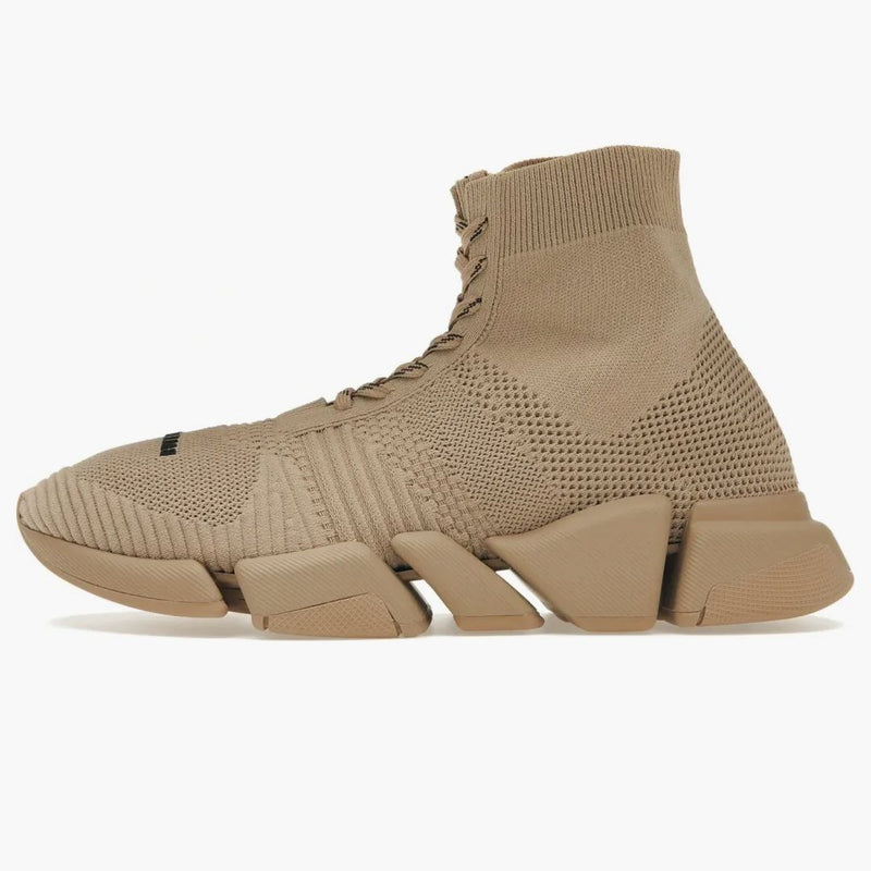 Balenciaga Speed 2.0 Lace Up Beige