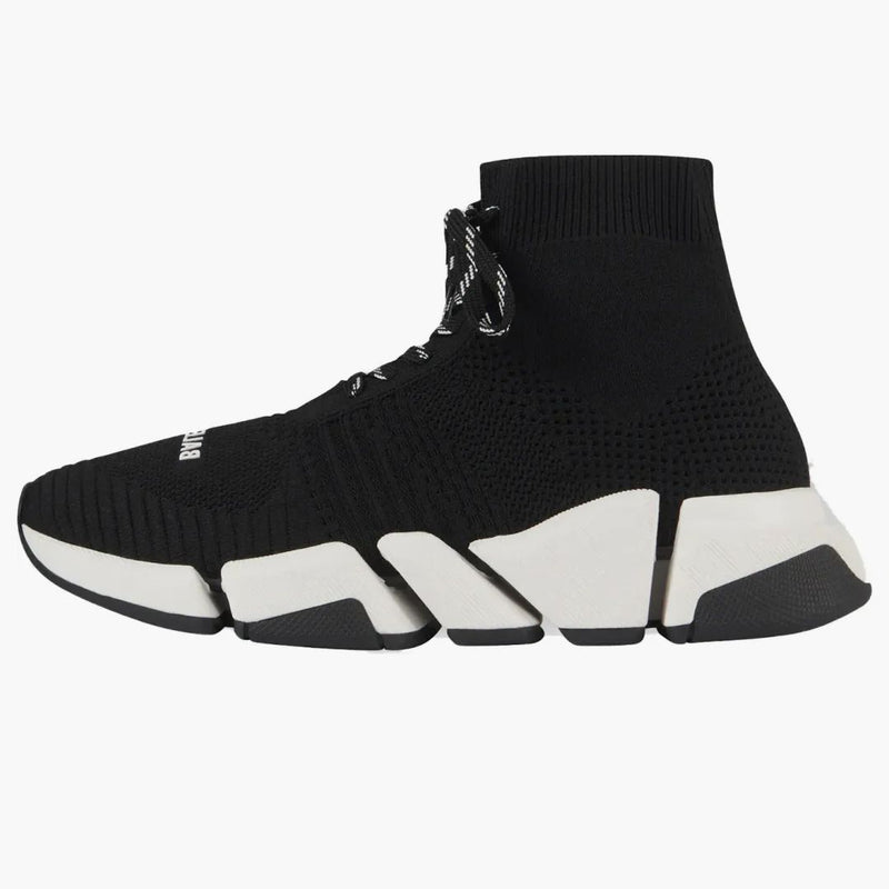 Balenciaga Speed ​​2.0 Lace Up Black White (Women's)