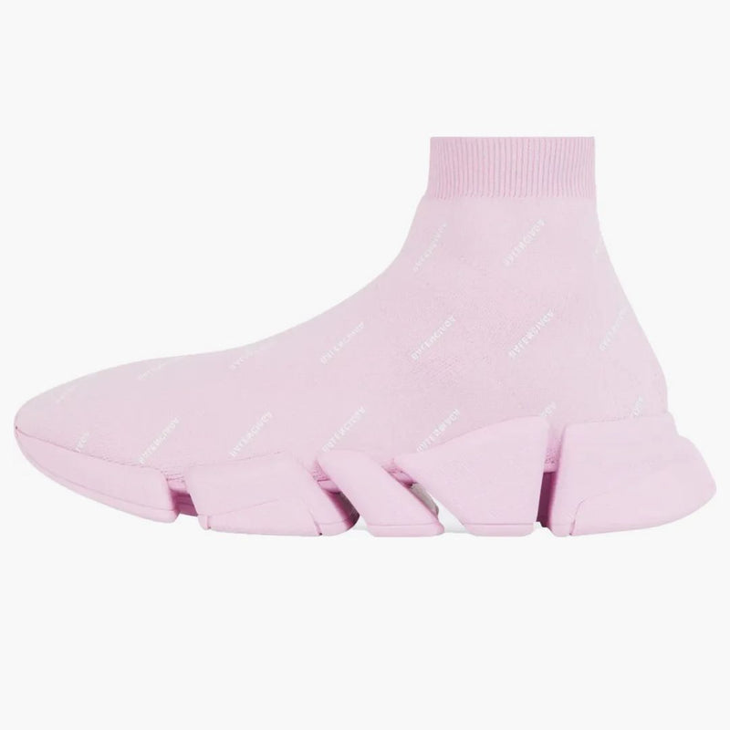 Balenciaga Speed ​​2.0 Recycled Knit Allover Pink (Women's)