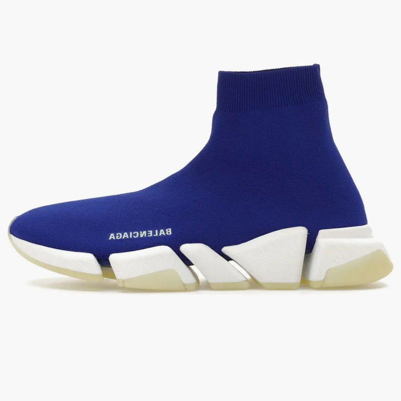 Balenciaga Speed ​​2.0 Recycled Knit Blue Glow