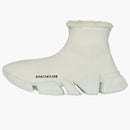 Balenciaga Speed ​​2.0 Recycled Knit Fake Fur Beige (Women's)