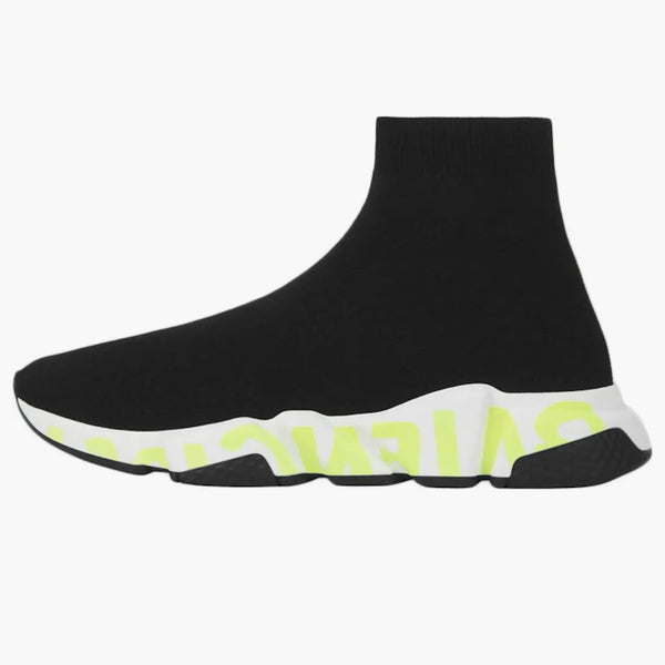 Balenciaga Speed ​​Black Fluo Green