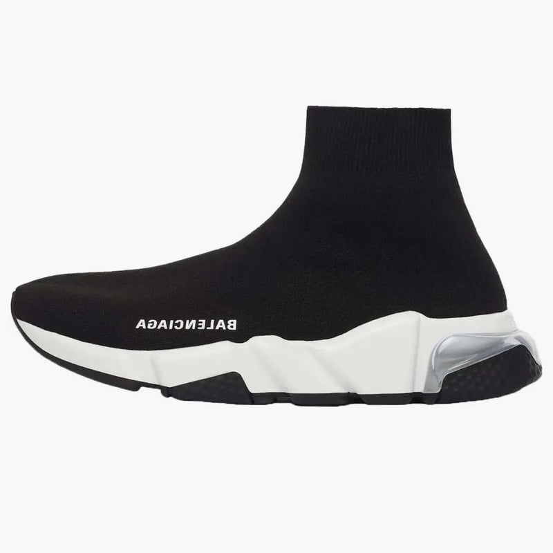 Balenciaga Speed Clear Sole Black White (women's)