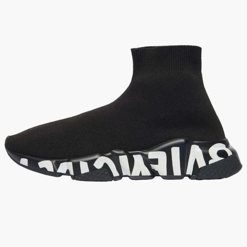 Balenciaga Speed ​​Graffiti Black White (Women's)