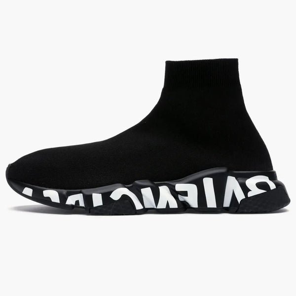 Balenciaga Speed ​​Graffiti Trainers Black