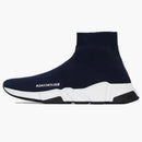 Entrenador de velocidad de Balenciaga Navy White Sole (mujer)
