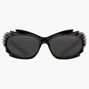 Balenciaga Spike Rectangle Sunglasses Black