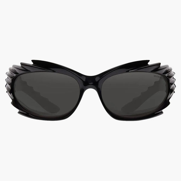 Balenciaga Spike Rectangle Sunglesses Black