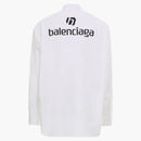 Balenciaga Sponsor Logo Shirt White