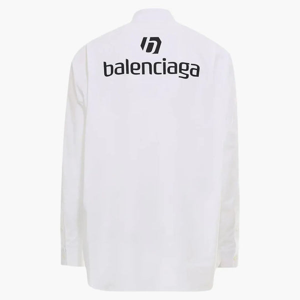 Balenciaga Patrocinador de logotipo blanco blanco