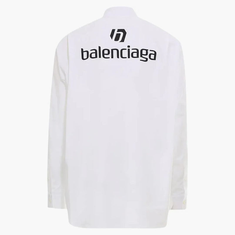 Balenciaga Patrocinador de logotipo blanco blanco