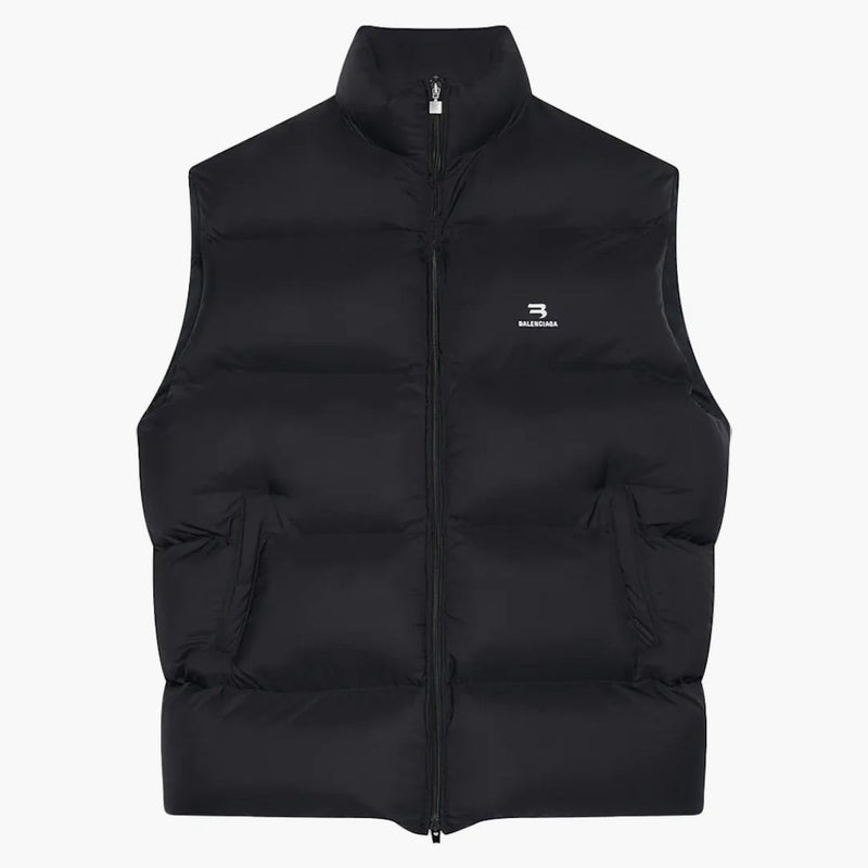 Balenciaga Sporty B Cosy Gilet Black/White