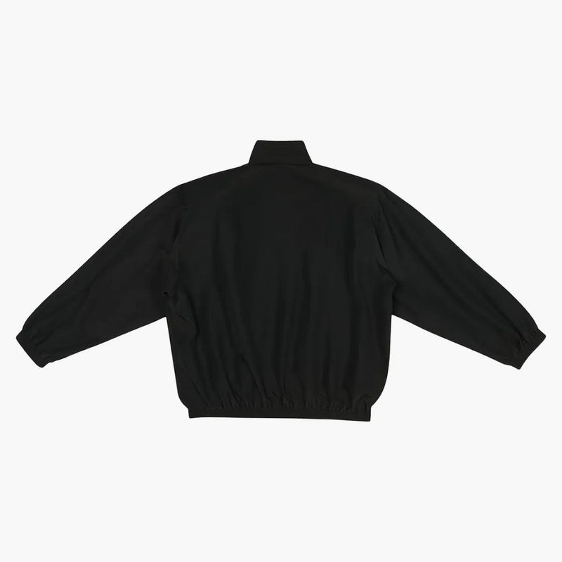 Balenciaga Sporty B överdimensionerad spårdräkt Nylonjacka svart/svart logotyp