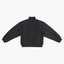 Balenciaga Sporty B Oversized Tracksuit Nylon Jacket Black/black Logo