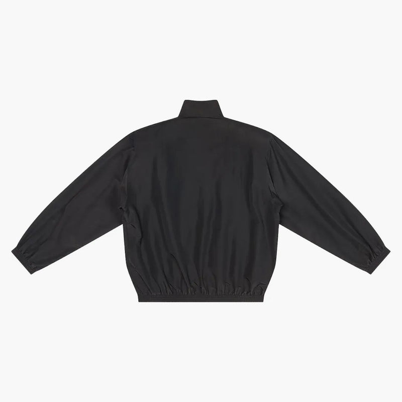 Balenciaga Sporty B Nadměrné teplákové soupravy Nylon Jacket Black/White Logo