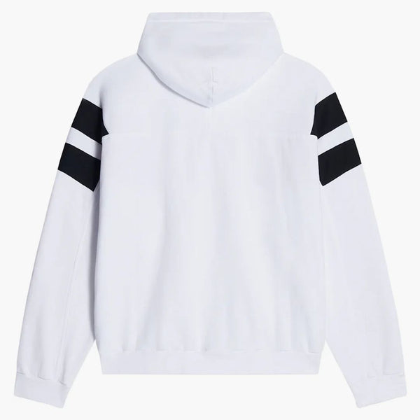 Balenciaga Sporty B Zip-Up Tracksuit Hoodie White/Red/Black