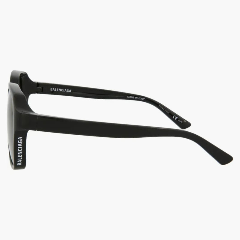 Balenciaga Square rektangel solglasögon svart/svart/grå (BB0153SA-30011226-001)