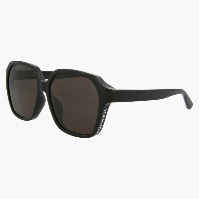 Balenciaga Square rektangel solglasögon svart/svart/grå (BB0153SA-30011226-001)