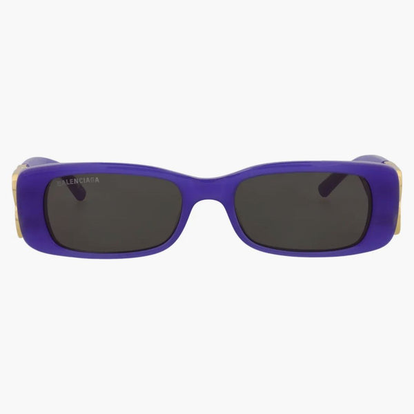 Balenciaga Square Rectangle Sungles Violet/Gold/Grey (BB0096S-3000871-004)