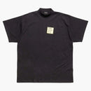 Balenciaga Sticky Note T-Shirt Oversized in Faded Black