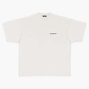 Balenciaga Strike 1917 Camiseta de gran tamaño fuera de color blanco