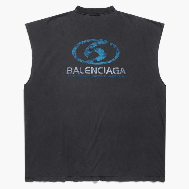 Balenciaga Surfer Camiseta sin mangas Black