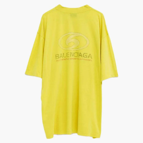Balenciaga Surfer Camiseta Medium Fit amarillo