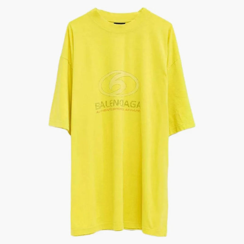 Balenciaga Surfer Camiseta Medium Fit amarillo