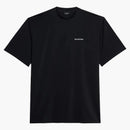 Balenciaga Lycra Large Fit Swim T-shirt czarny