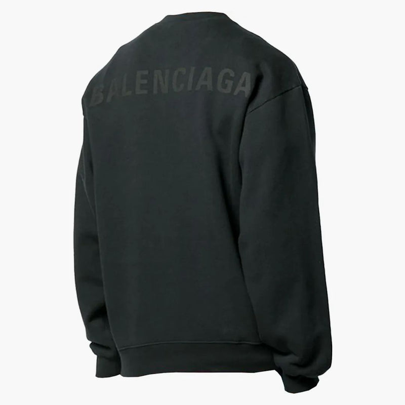 Sudadera de logotipo tonal de Balenciaga Negro/Negro