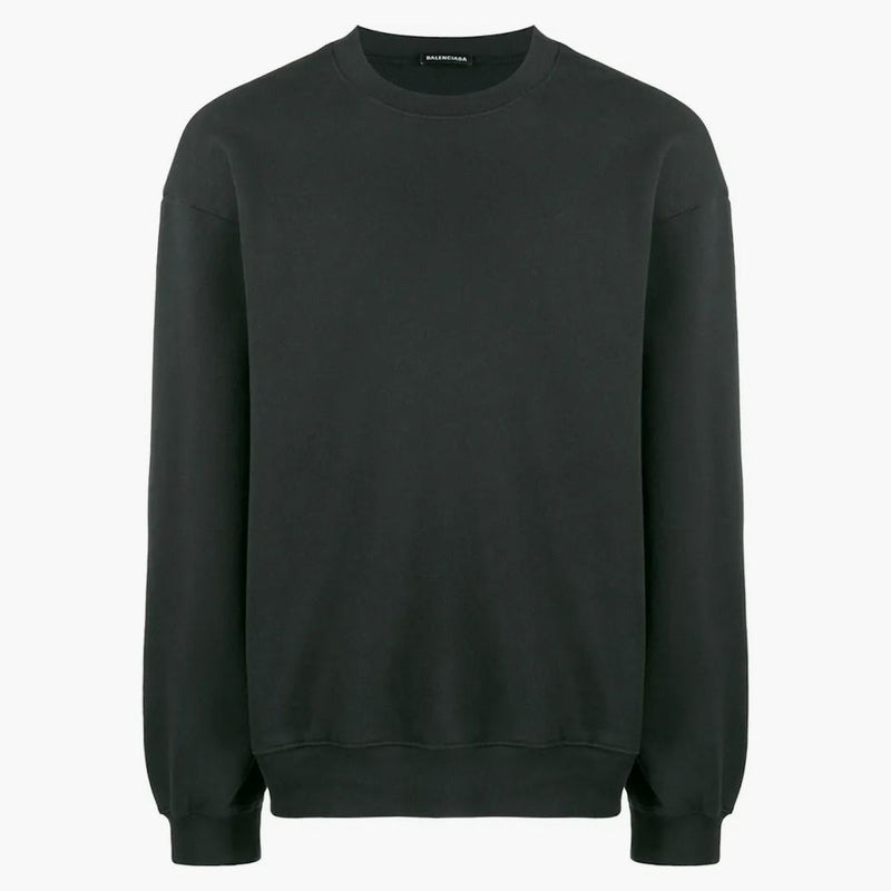 Sudadera de logotipo tonal de Balenciaga Negro/Negro