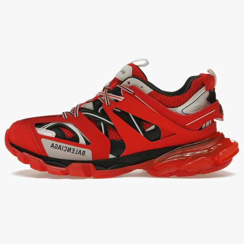 Balenciaga Track Clear Sole Red