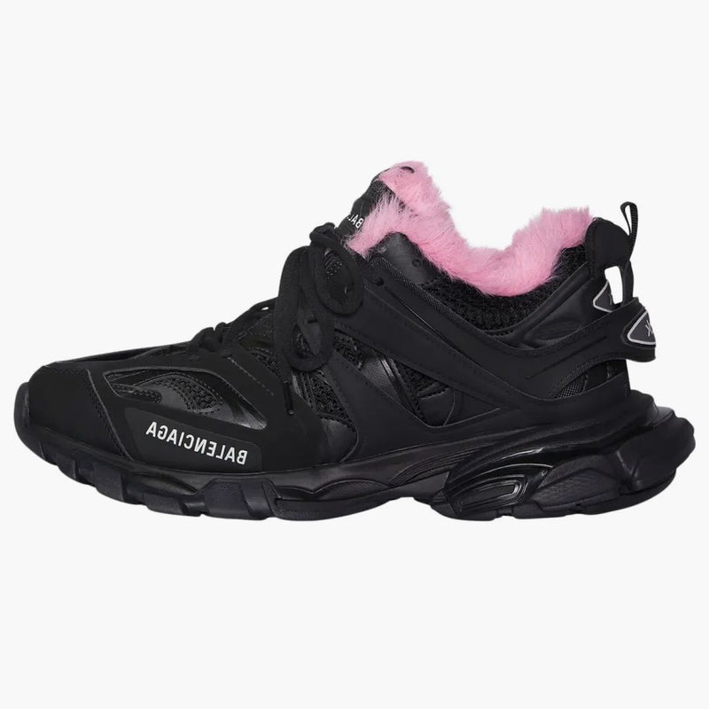 Balenciaga Track Fake Fur Black Pink (Women's)