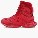 Balenciaga Track Hike Boots Burgundy