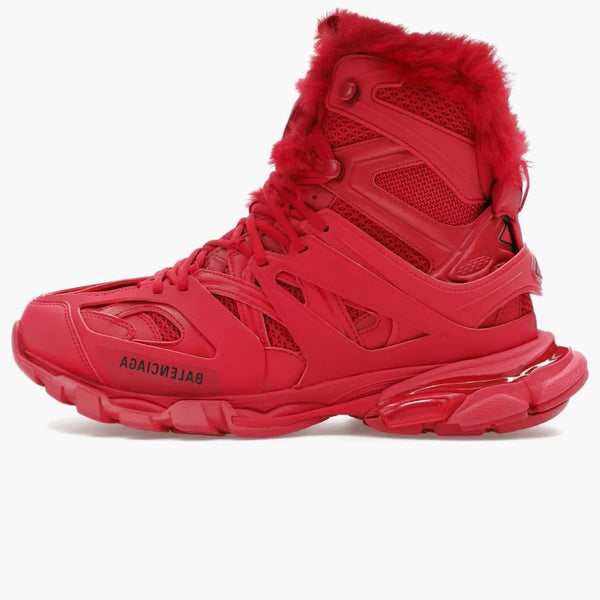 Balenciaga Track Hike Boots Burgundy