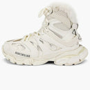 Balenciaga Track Hike Boots Faux Fur Beige (women's)