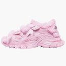 Balenciaga Track Sandal Fake Fur Pink (women's)