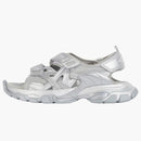 Balenciaga Track Sandal Silver