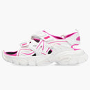 Balenciaga Track Sandal White/fluo Pink (women's)