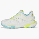 Balenciaga Track White Fluorescent Yellow Turquoise (Women's)