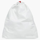 Balenciaga bolsa de basura gran bolsa blanca/roja