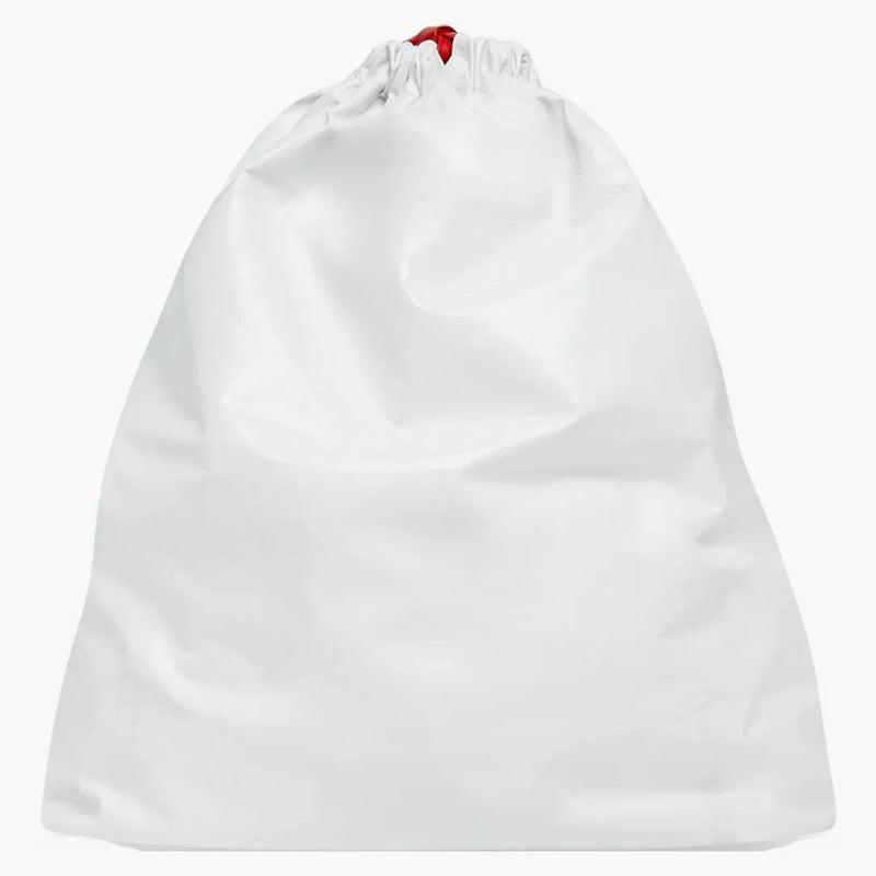 Balenciaga Trash Bag Large Pouch White/red