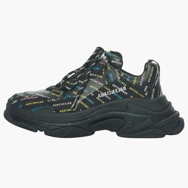 Balenciaga Triple S Alover Logo Black Multicolor