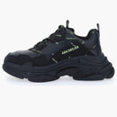 Balenciaga Triple S Allover Logo Black Green